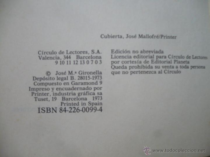 Libros de segunda mano: LIBRO - LOS CIPRESES CREEN EN DIOS - JOS&Eacute; M&ordf; GIRONELLA - Foto 3