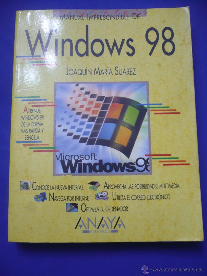 Libros de segunda mano: LIBRO - MANUAL IMPRESCINDIBLE DE WINDOWS 98. - Foto 1