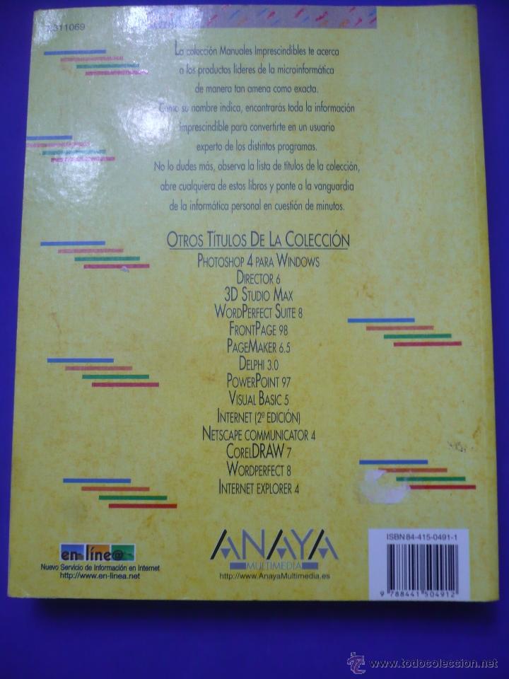 Libros de segunda mano: LIBRO - MANUAL IMPRESCINDIBLE DE WINDOWS 98. - Foto 3
