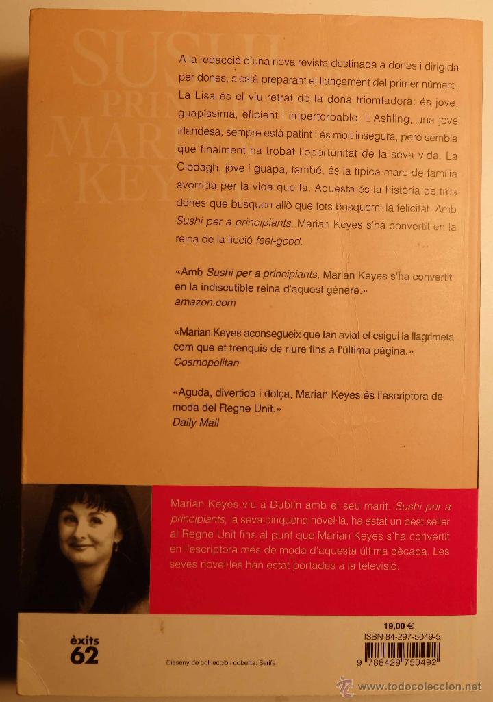 Libros de segunda mano: Sushi per a principiants - autor: Marian Keyes - - Foto 3