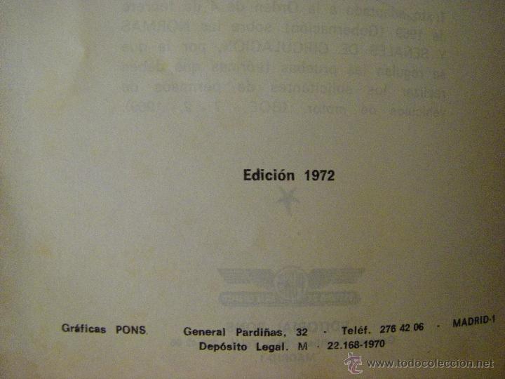 Libros de segunda mano: Manual de circulaci&oacute;n, 1972 - Foto 2
