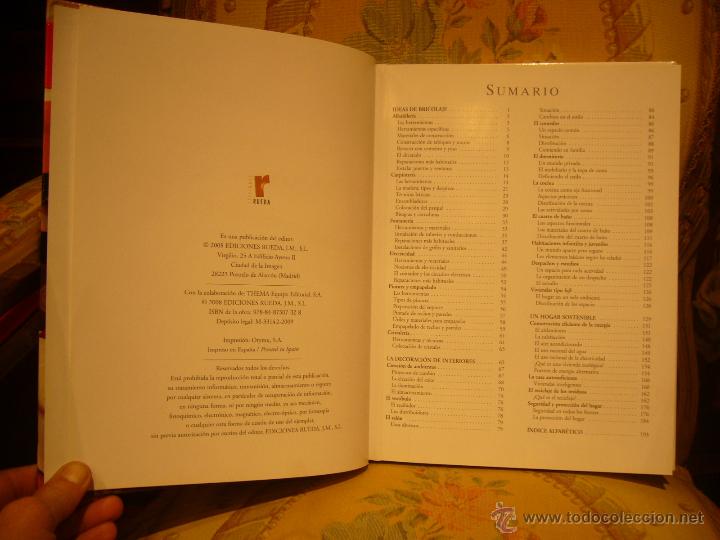 Libros de segunda mano: EL GRAN LIBRO DEL HOGAR. IDEAS DE BRICOLEJE Y DECORACION. - Foto 3
