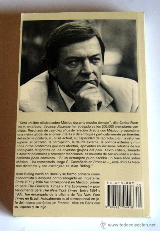 Libros de segunda mano: VECINOS DISTANTES - UN RETRATO DE LOS MEXICANOS - ALAN RIDING - Foto 3