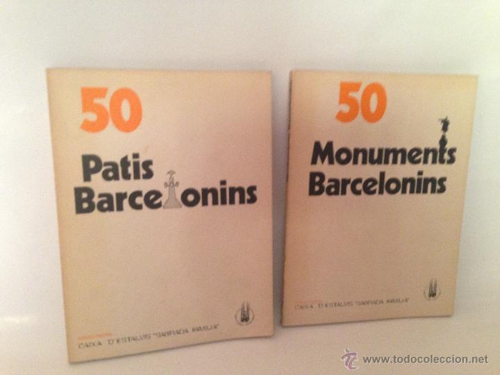 Gebrauchte B&uuml;cher: 50 MONUMENTS BARCELONINS + 50 PATIS + RECORDS DE BARCELONA + IMATGES DE CATALUNYA
