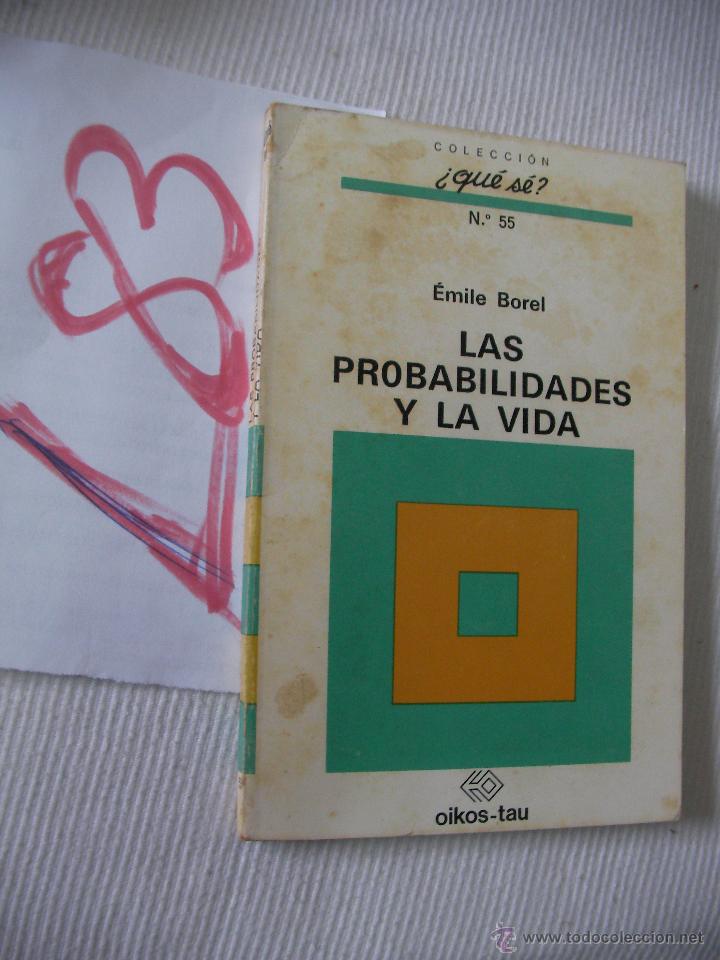 Libros de segunda mano: LAS PROBABILIDADES Y LA VIDA - EMILE BOREL - ENVIO GRATIS A ESPA&Ntilde;A - Foto 1