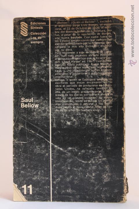 Libros de segunda mano: Para Conocer a Bellow - Saul Bellow - (1977) - Foto 2