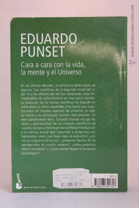 Libros de segunda mano: Cara a Cara Con la Vida, La Mente y el Universo - Eduardo Punset - (2010) - Foto 2