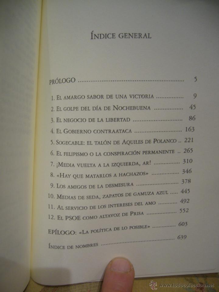 Libros de segunda mano: EL NEGOCIO DE LA LIBERTAD, DE JESUS CACHO. - Foto 4
