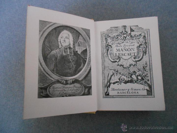 Libros de segunda mano: MANON LESCAUT DE ABATE PREVOST - Foto 1