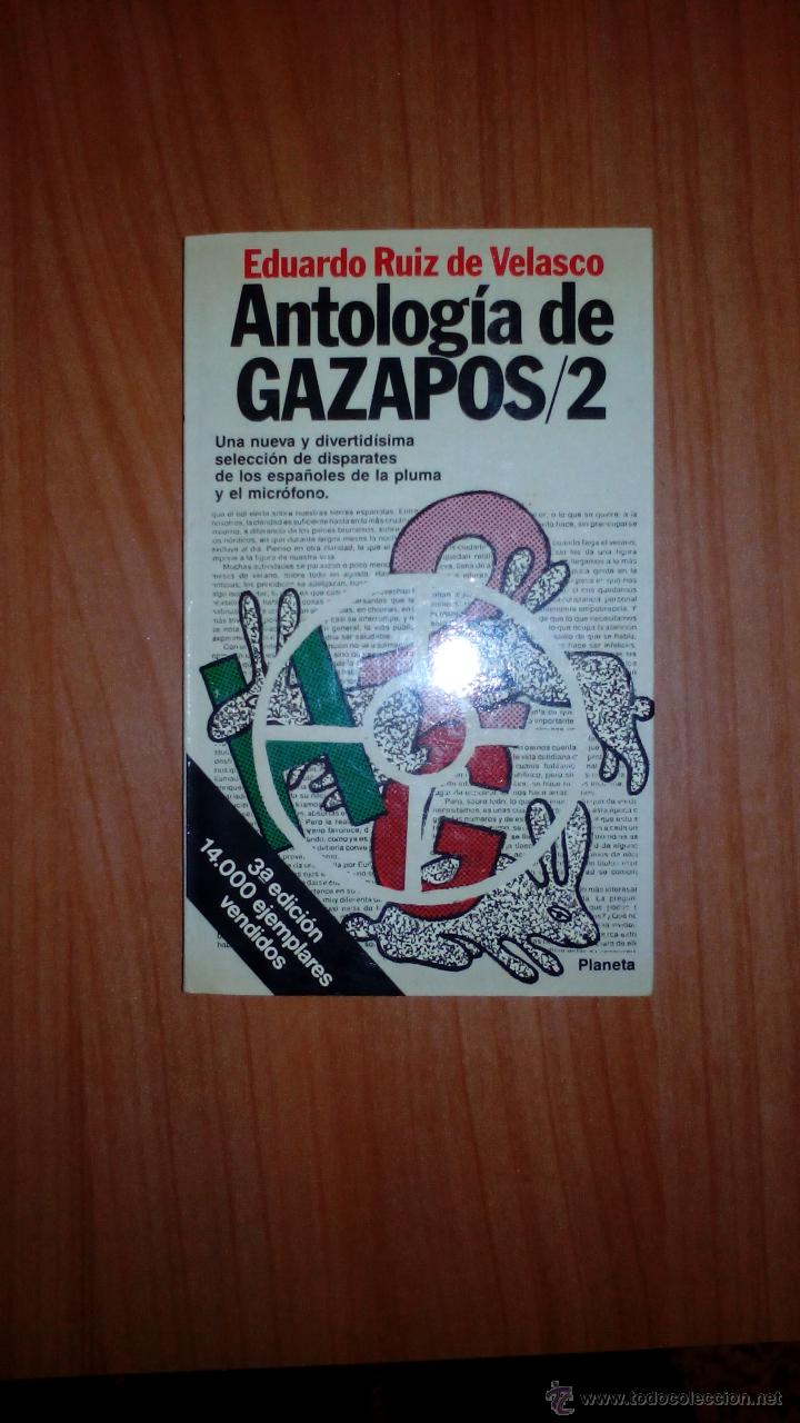 Libros de segunda mano: ANTOLOGIA DE GAZAPOS 2-- EDUARDO RUIZ DE VELASCO - Foto 1