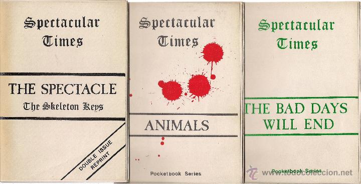 Libri di seconda mano: 3 panfletos situacionistas: SPECTACULAR TIMES. # 8/9, 10 y 12. (Freedom Press, London, 1986)