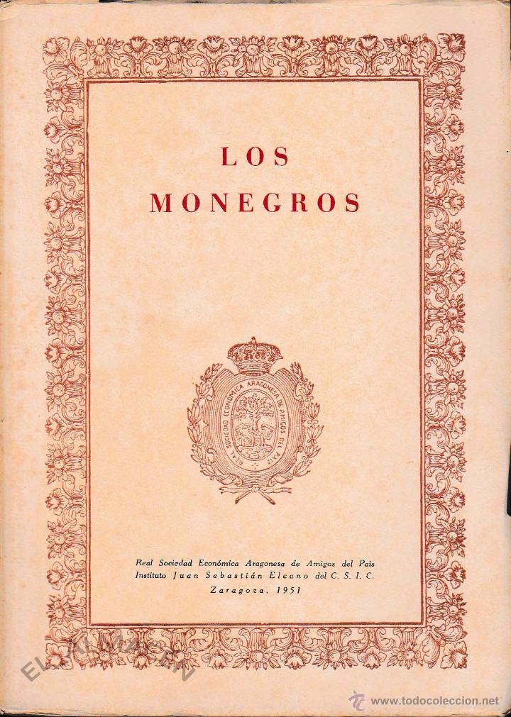 Libros de segunda mano: LOS MONEGROS (VV.AA. 1951) SIN USAR JAM&Aacute;S - Foto 1