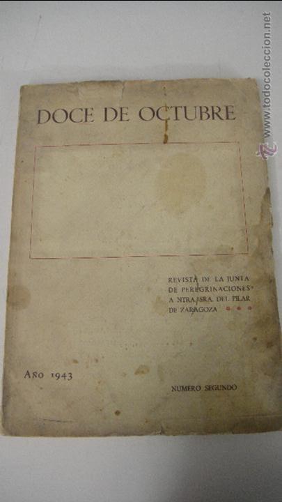 Libros de segunda mano: DOCE DE OCTUBRE. Revista a&ntilde;o 1943. - Foto 1