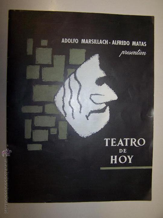 Libros de segunda mano: Adolfo Marsillach - Alfredo Matas presentan Teatro de Hoy - Foto 1