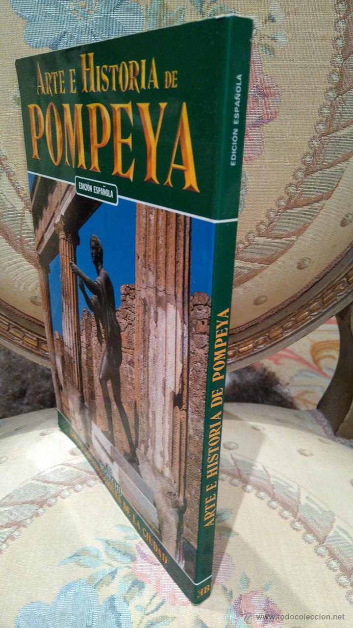 Libros de segunda mano: ARTE E HISTORIA DE POMPEYA. CON RECONSTRUCCIONES DE LA CIUDAD. - Foto 2