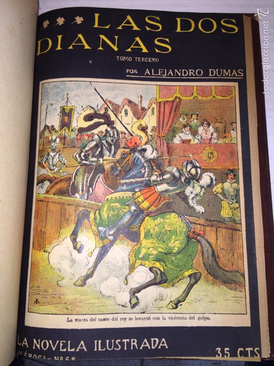Libros de segunda mano: LAS DOS DIANAS. ALEJANDRO DUMAS. 3 TOMOS LA NOVELA ILUSTRADA - Foto 3