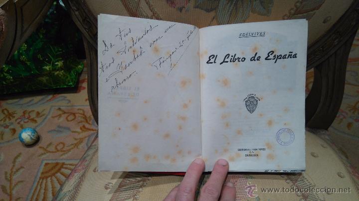 Libros de segunda mano: EL LIBRO DE ESPA&Ntilde;A, DE EDELVIVES. 1&ordf; EDICION 1.951. - Foto 4