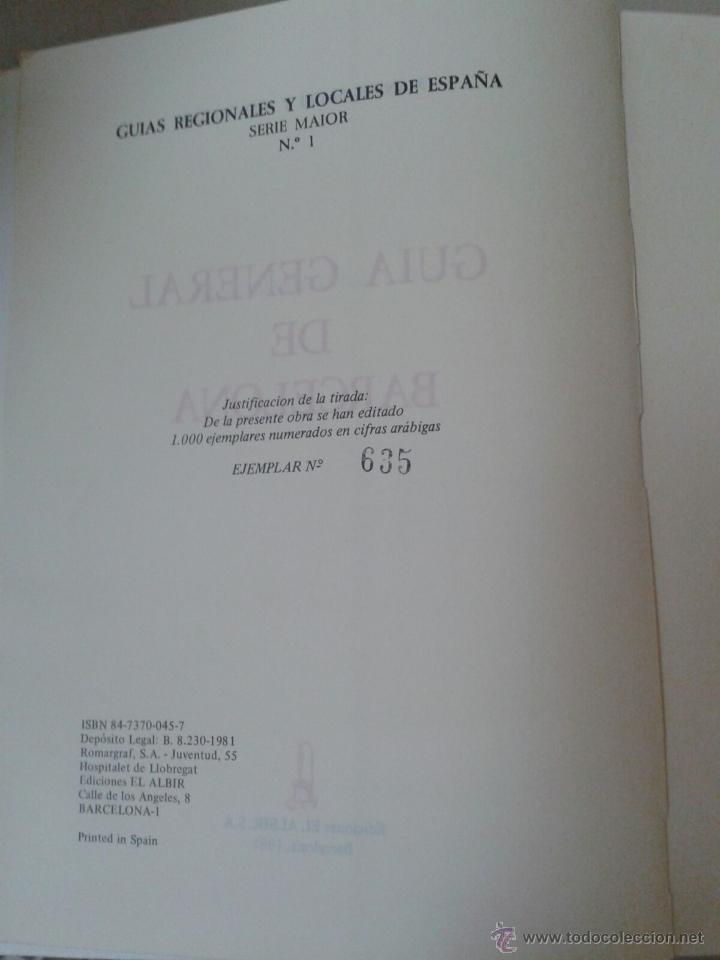 Libros de segunda mano: MANUAL HIST&Oacute;RICO-TOPOGR&Aacute;FICO. GUIA GENERAL DE BARCELONA - Foto 2
