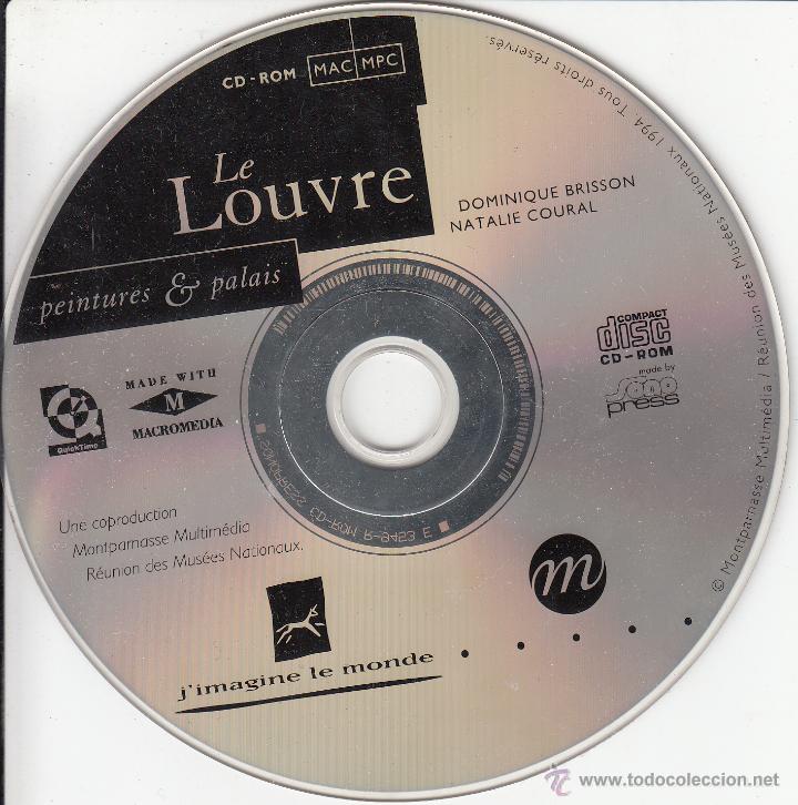 Libros de segunda mano: CD-ROM. LE LOUVRE. PEINTURES & PALAIS ( EN FRANC&Eacute;S) - Foto 1