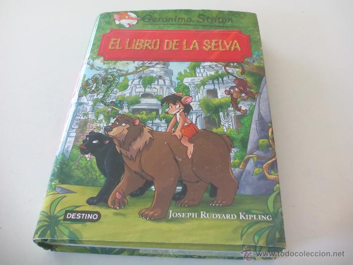 Libros de segunda mano: Geronimo Stilton. El Libro de la Selva 1&ordf; edici&oacute;n 2011 - Foto 1