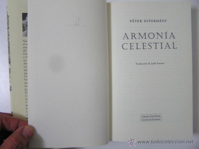 Libros de segunda mano: armonia celestial,peter esterhazy,2003,circulo ed,ref historia bs7 - Foto 4