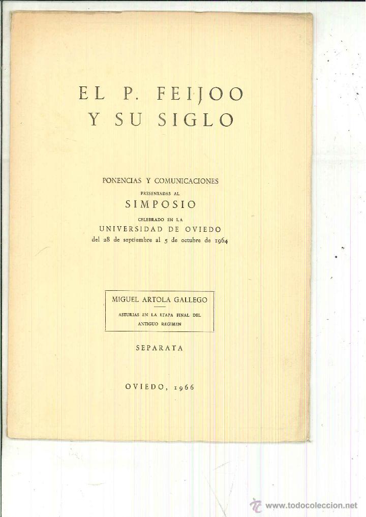 Gebrauchte B&uuml;cher: ASTURIAS EN LA ETAPA FINAL DEL ANTIGUO REGIMEN. Manuel Artola Gallego