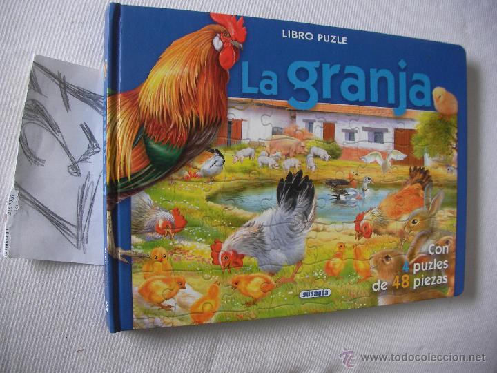 Libros de segunda mano: LIBRO PUZLE - LA GRANJA - 4 PUZLES - Foto 1