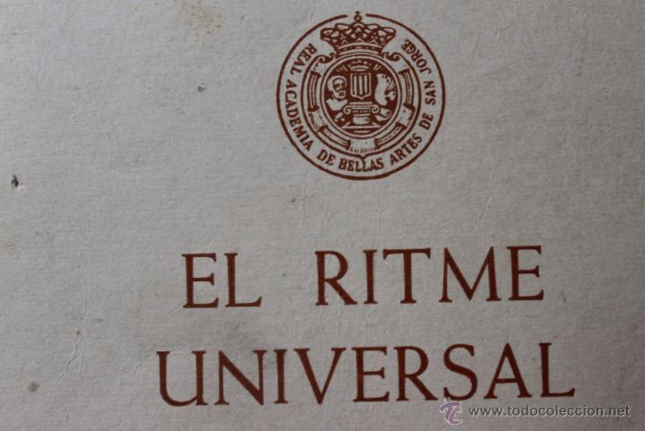 Libros de segunda mano: EL RITME UNIVERSAL  DISCURSO DE RAFAEL BENET I VANCELLS 1969, CATAL&Agrave; - Foto 2