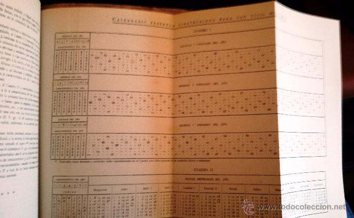 Libros de segunda mano: TABLAS DE CONVERSI&Oacute;N DE DATAS ISL&Aacute;MICAS A CRISTIANAS Y VICEVERSA (MANUEL OCA&Ntilde;A, 1946) SIN USAR - Foto 4