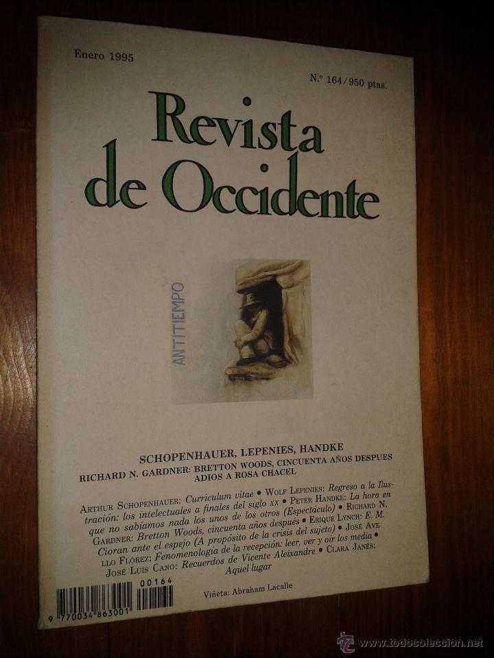 Libros de segunda mano: REVISTA DE OCCIDENTE. N&ordm; 164. Enero 1995. - Foto 1