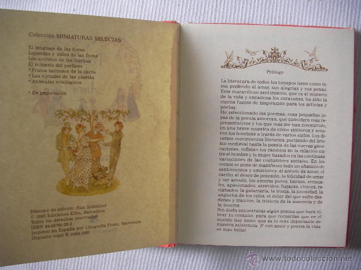 Libros de segunda mano: POEMAS DE AMOR - ELFOS - Foto 2