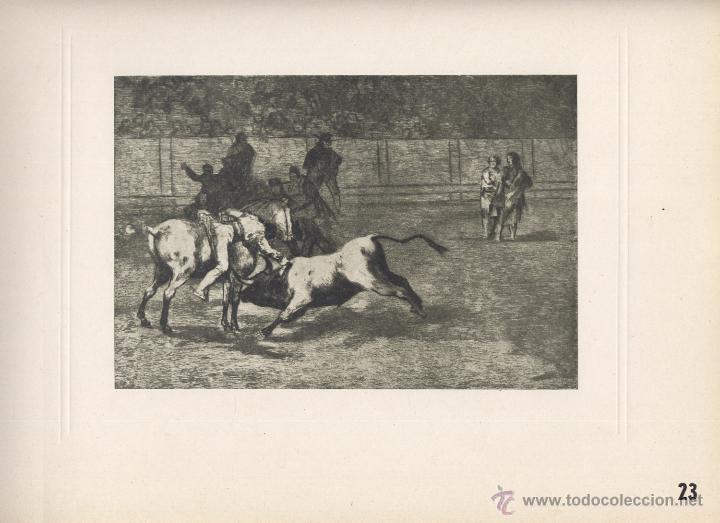 Libros de segunda mano: GOYA Y LUCIENTES, Francisco de.  La Tauromaquia.  1962. - Foto 3
