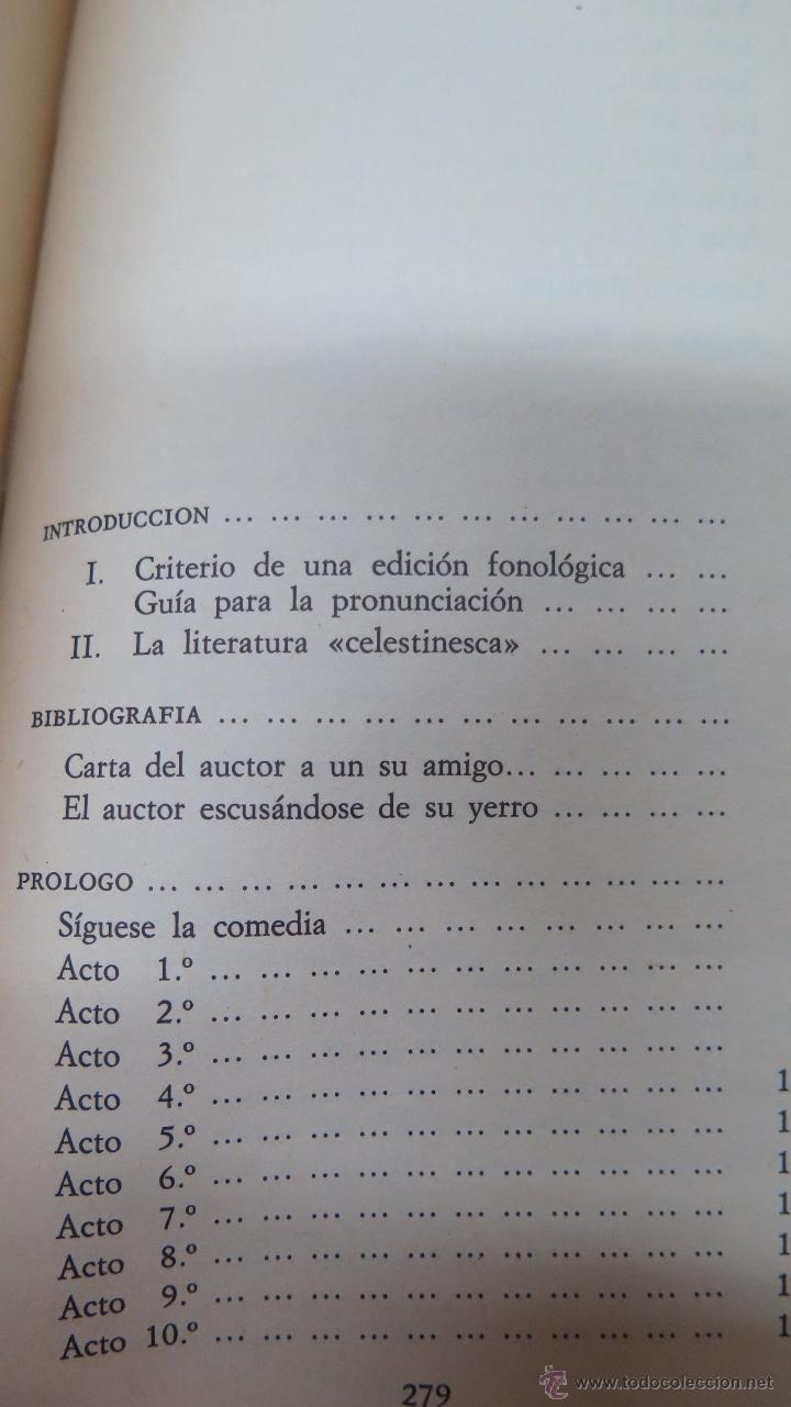 Libros de segunda mano: LA CELESTINA. FERNANDO DE ROJAS - Foto 2