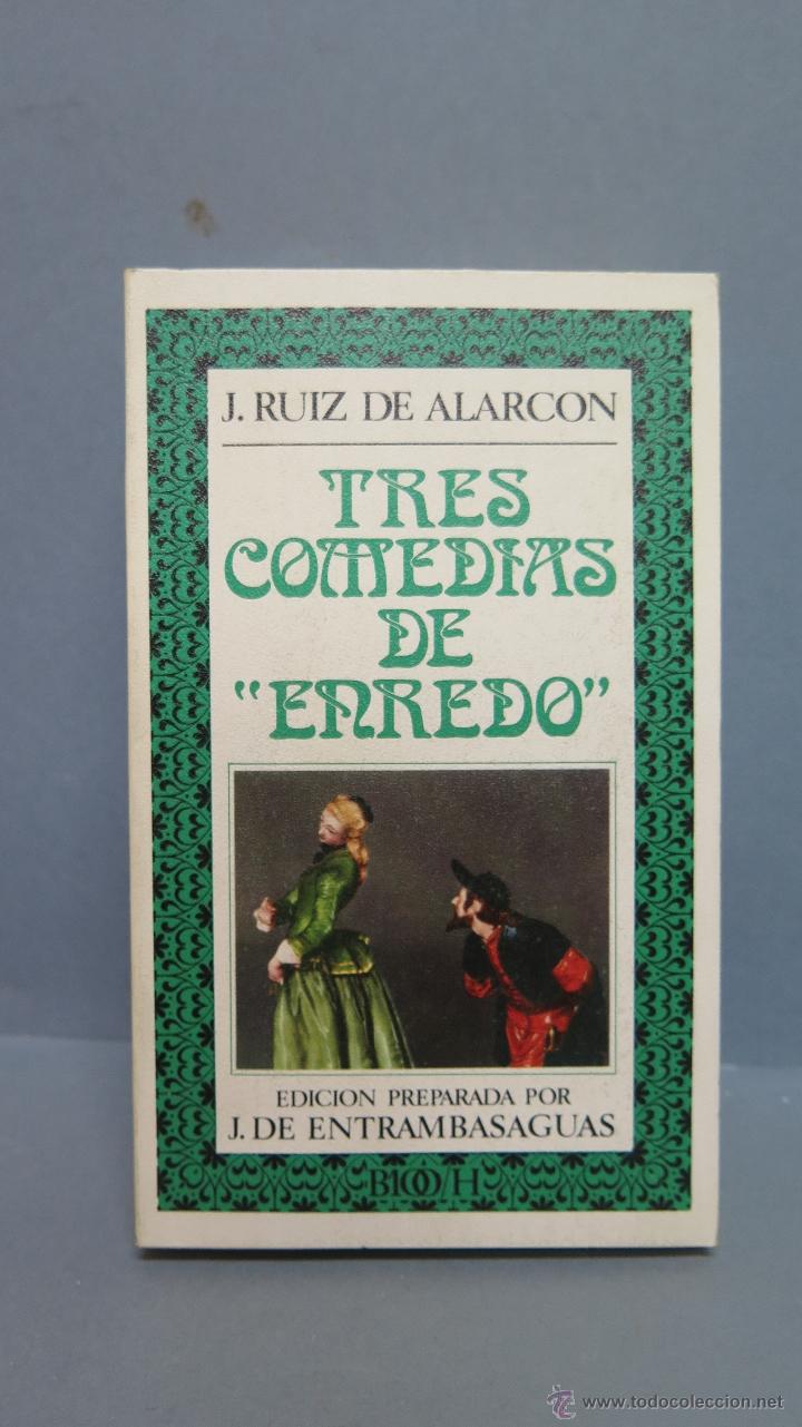 Libros de segunda mano: TRES COMEDIAS DE ENREDO. J. RUIZ DE ALARCON - Foto 1