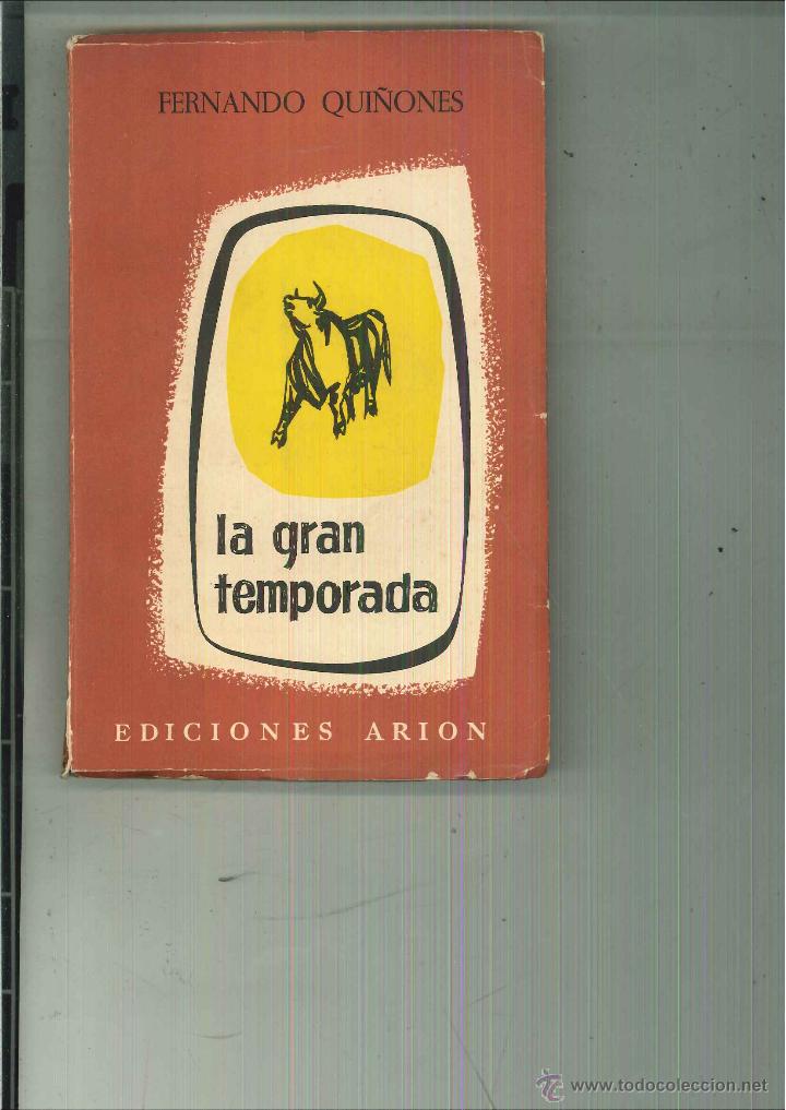 Libros de segunda mano: LA GRAN TEMPORADA. Fernando Qui&ntilde;ones - Foto 1