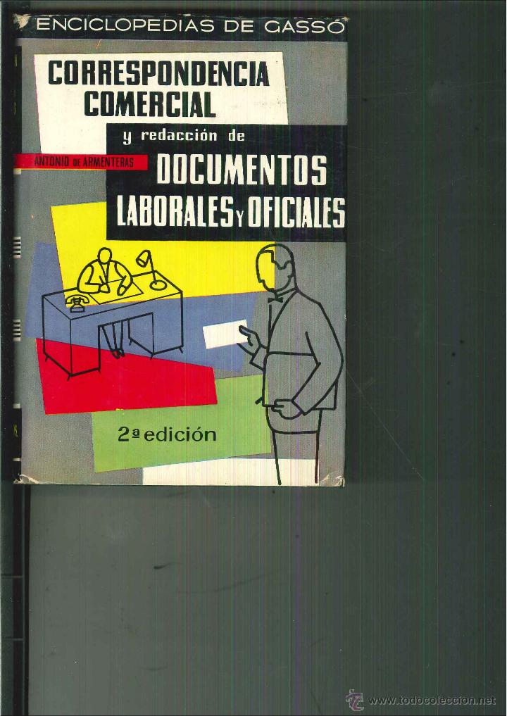 Libros de segunda mano: CORRESPONDENCIA COMERCIAL. Antonio de Armenteras - Foto 1