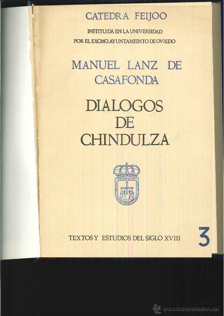 Second hand books: DI&Aacute;LOGOS DE CHINDULZA. Manuel Lanz de Casafonda