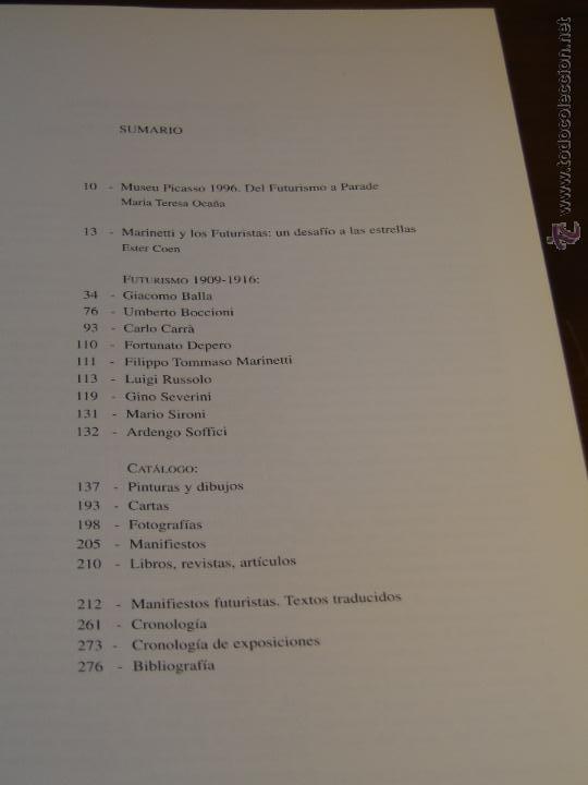 Libros de segunda mano: FUTURISMO 1909-1916.-V.V.A.A - Foto 3