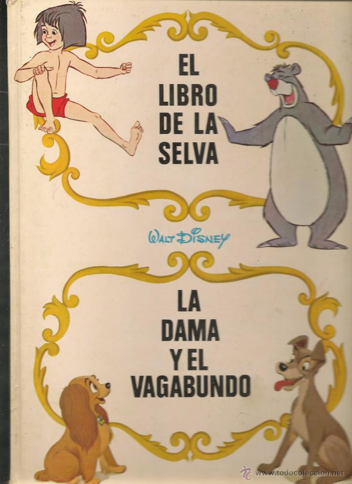 Libros de segunda mano: EL LIBRO DE LA SELVA / LA DAMA Y EL VAGABUNDO. WALT DISNEY. CIRCULO DE LECTORES 1981.(B/A20) - Foto 1