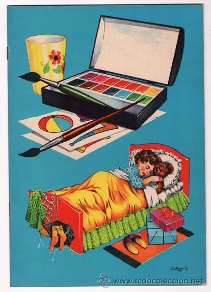 Libros de segunda mano: LIBRO PARA PINTAR Y COLOREAR EDICIONES MULDER HOLANDA NETHERLANDS 8 PAG DECADA 1960 IMPECABLE - Foto 1