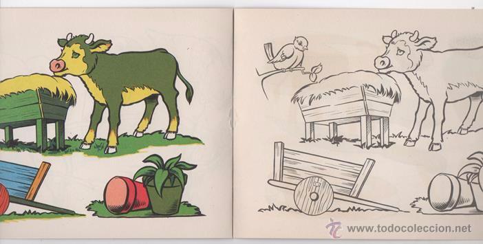 Libros de segunda mano: LIBRO PARA PINTAR Y COLOREAR EDICIONES ROMA BARCELONA 8 PAG A&Ntilde;O 1961 IMPECABLE - Foto 2