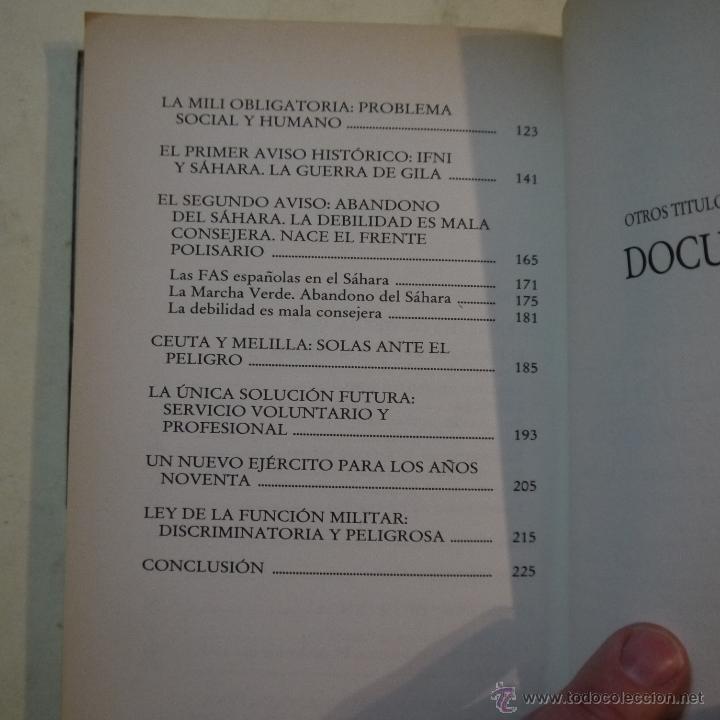 Libros de segunda mano: ESPA&Ntilde;A INDEFENSA. DOCUMENTOS - CORONEL AMADEO MAT&Iacute;NEZ INGL&Eacute;S - EDICIONES B - 1990 - Foto 3