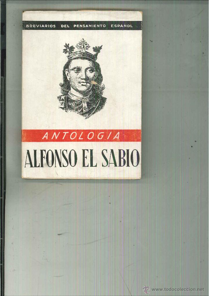 Libros de segunda mano: ALFONSO EL SABIO. ANTOLOG&Iacute;A. Carmen Castro - Foto 1