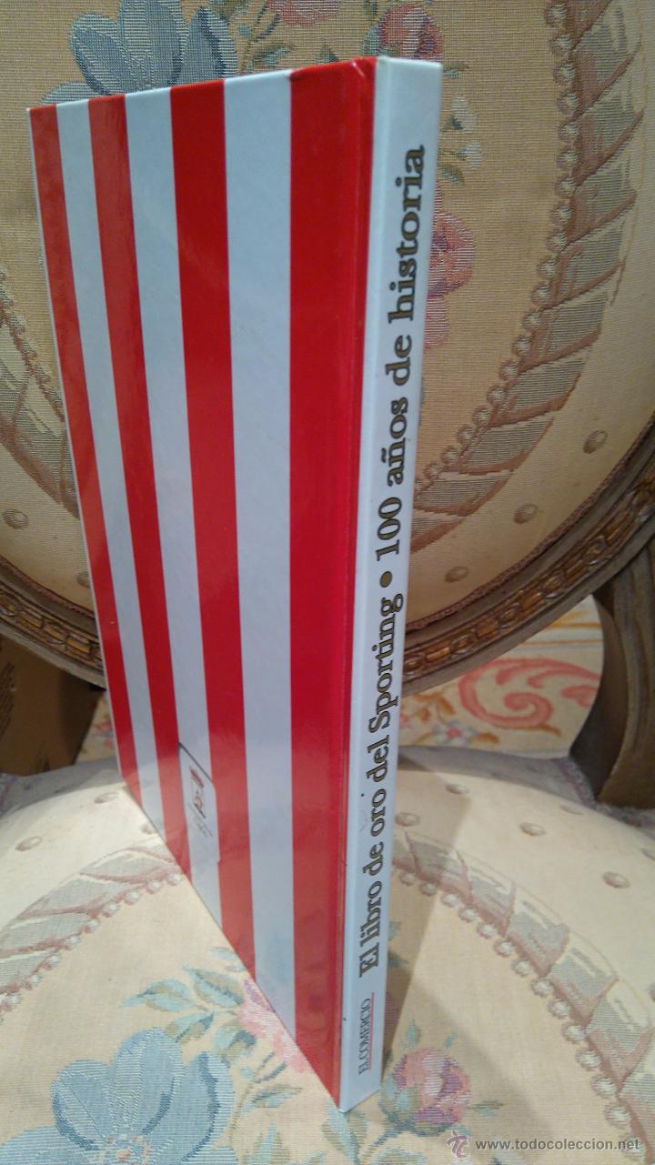 Libros de segunda mano: EL LIBRO DE ORO DEL SPORTING. 100 A&Ntilde;OS DE HISTORIA. COMPLETO. - Foto 2