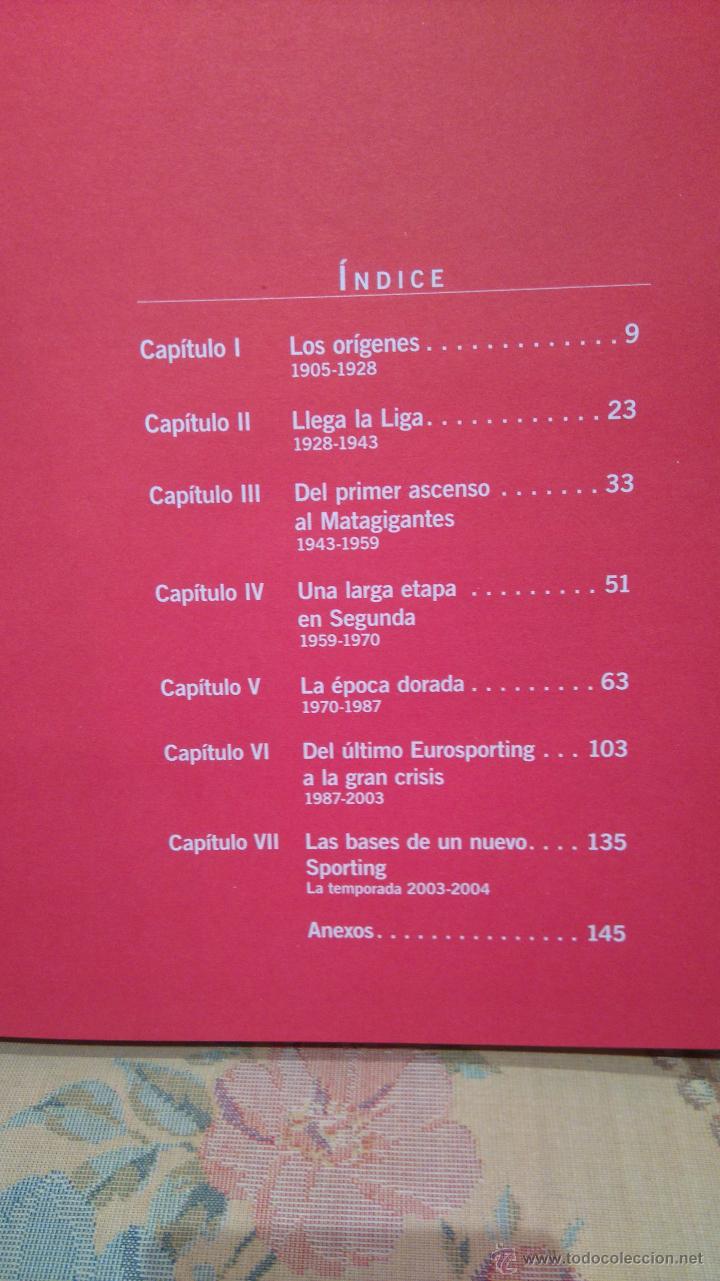 Libros de segunda mano: EL LIBRO DE ORO DEL SPORTING. 100 A&Ntilde;OS DE HISTORIA. COMPLETO. - Foto 3
