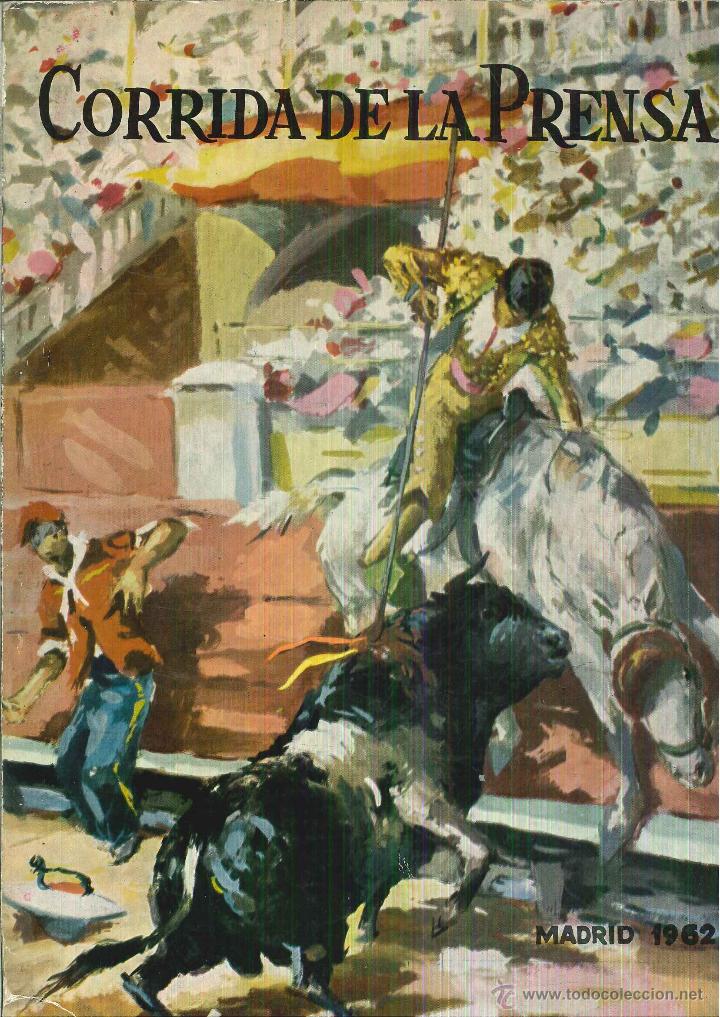 Libros de segunda mano: CORRIDA DE LA PRENSA MADRID, 1962