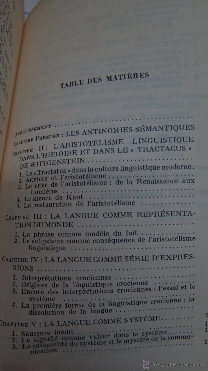 Libros de segunda mano: UNE INTRODUCTION A LA SEMANTIQUE. TULLIO DE MAURO. ED. PAYOT - Foto 2