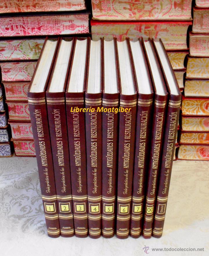 Libros de segunda mano: GU&Iacute;A PR&Aacute;CTICA DE LAS ANTIG&Uuml;EDADES Y RESTAURACI&Oacute;N .  9 Vols. - Foto 1