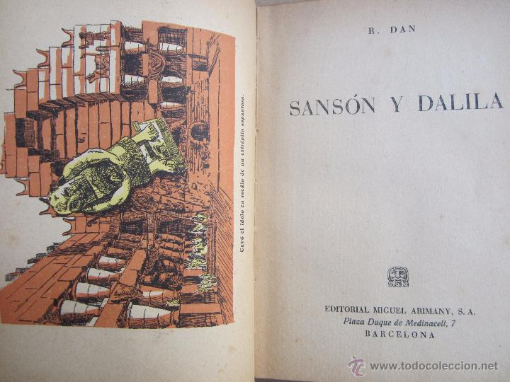 Libros de segunda mano: coleccion robinsones n. 2 , sanson y dalila , R. Dan , 1953 - Foto 3