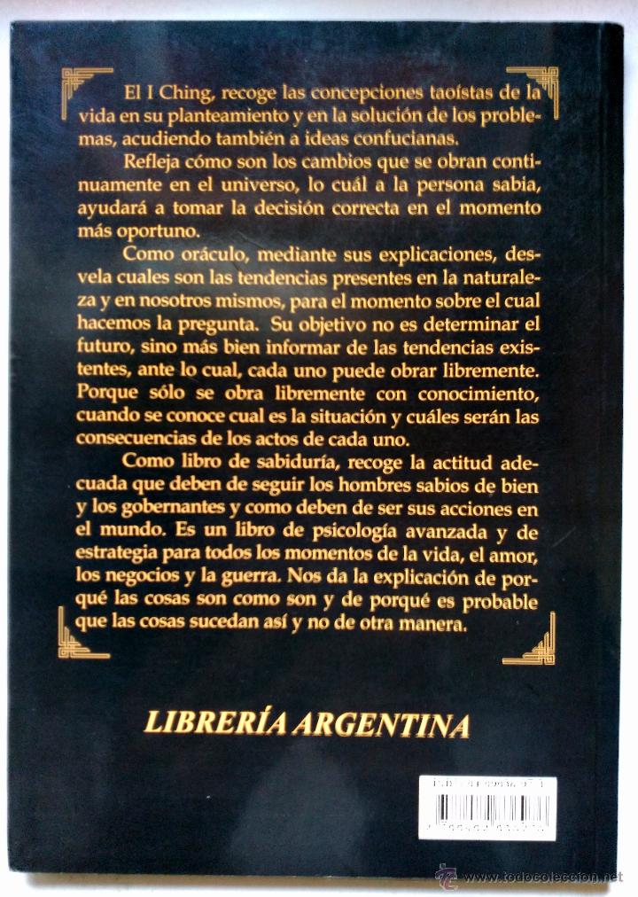 Libros de segunda mano: I CHING - VERSI&Oacute;N DE NORBERTO TUCCI - Foto 2